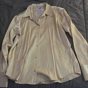 Cream Button-Up Shirt